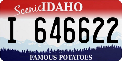 ID license plate I646622