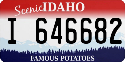 ID license plate I646682