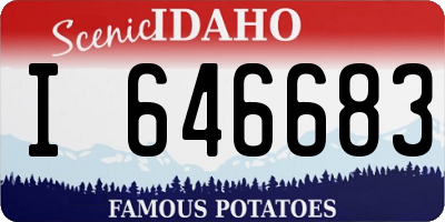 ID license plate I646683