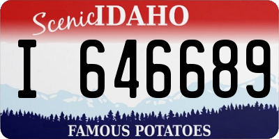 ID license plate I646689