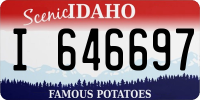 ID license plate I646697