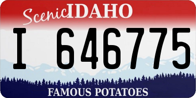 ID license plate I646775