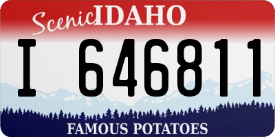 ID license plate I646811