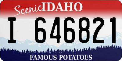 ID license plate I646821