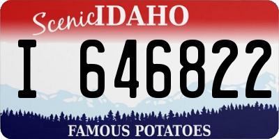 ID license plate I646822