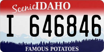 ID license plate I646846