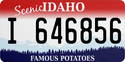 ID license plate I646856