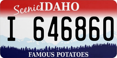 ID license plate I646860