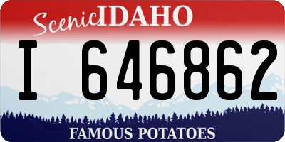 ID license plate I646862