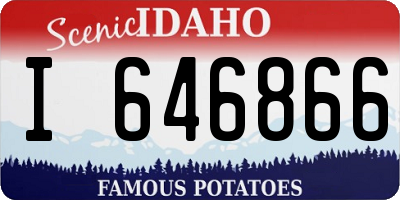ID license plate I646866