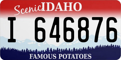 ID license plate I646876