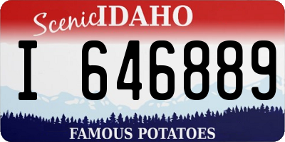 ID license plate I646889
