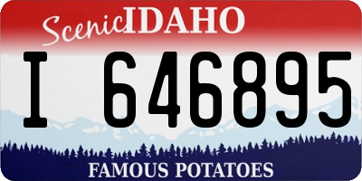 ID license plate I646895