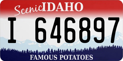 ID license plate I646897