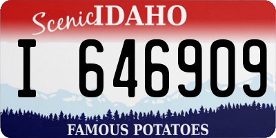 ID license plate I646909