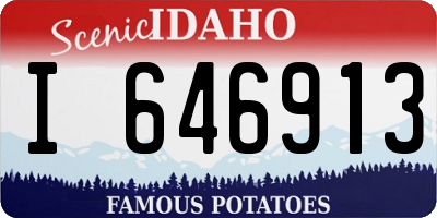 ID license plate I646913