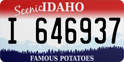 ID license plate I646937
