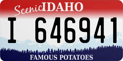 ID license plate I646941