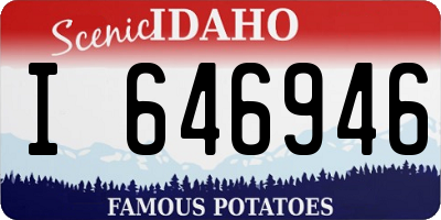 ID license plate I646946