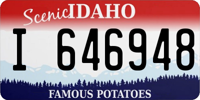 ID license plate I646948