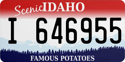 ID license plate I646955