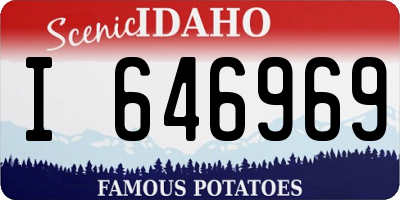 ID license plate I646969