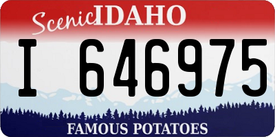 ID license plate I646975