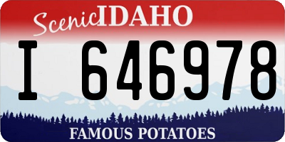 ID license plate I646978