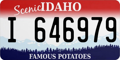 ID license plate I646979