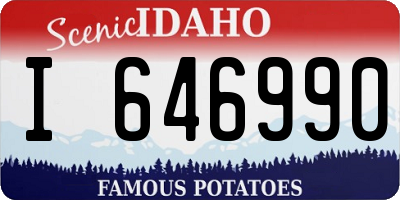 ID license plate I646990