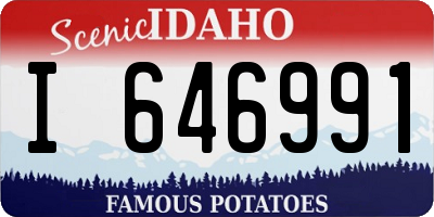 ID license plate I646991