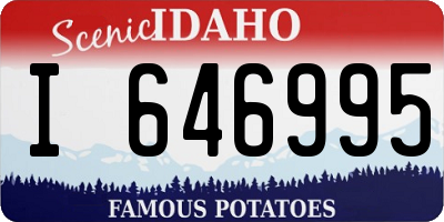 ID license plate I646995