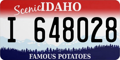 ID license plate I648028