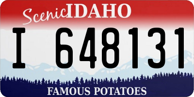 ID license plate I648131
