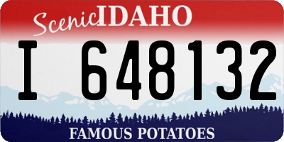 ID license plate I648132