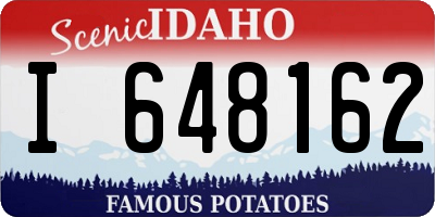 ID license plate I648162