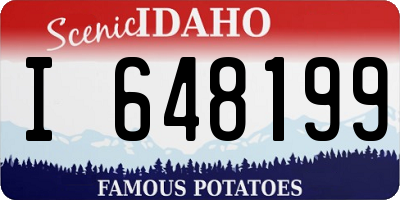 ID license plate I648199