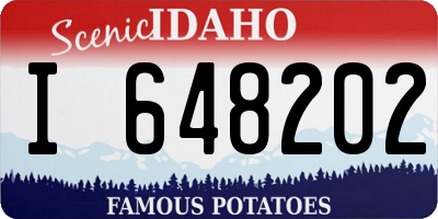 ID license plate I648202