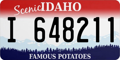 ID license plate I648211