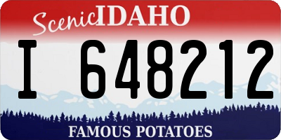 ID license plate I648212
