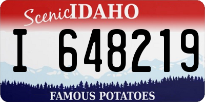 ID license plate I648219