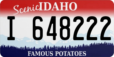 ID license plate I648222