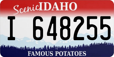 ID license plate I648255