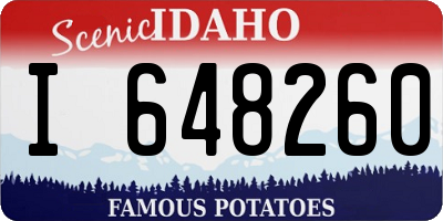 ID license plate I648260