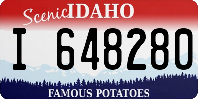 ID license plate I648280
