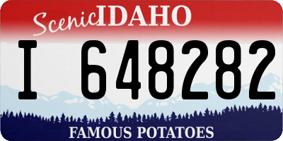 ID license plate I648282