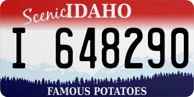 ID license plate I648290