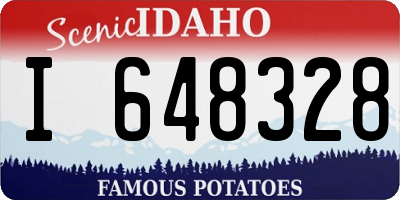 ID license plate I648328