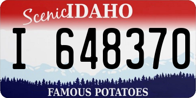 ID license plate I648370