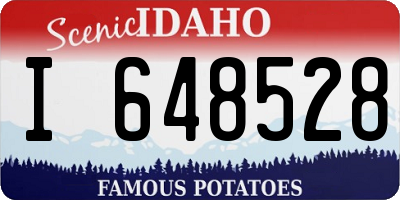 ID license plate I648528